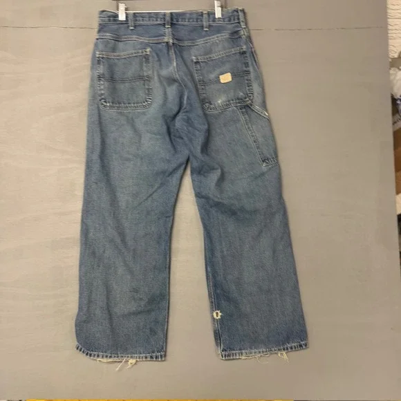 Polo Jeans Co Ralph Lauren Mens Carpenter Jeans Blue Medium Wash 32x30 Distr - Picture 2 of 7